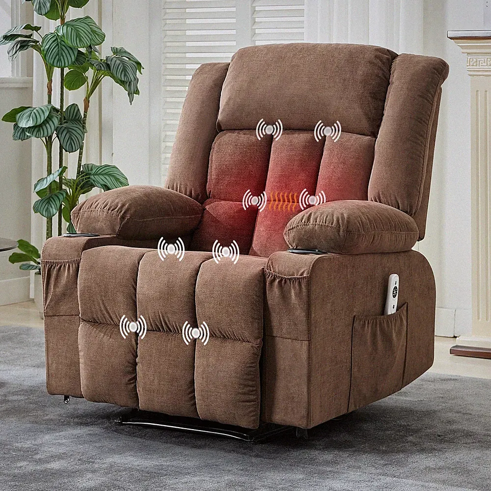 Recliner Chair for Living Room, Chairs with Massage and Heat, Glider Chair fo...