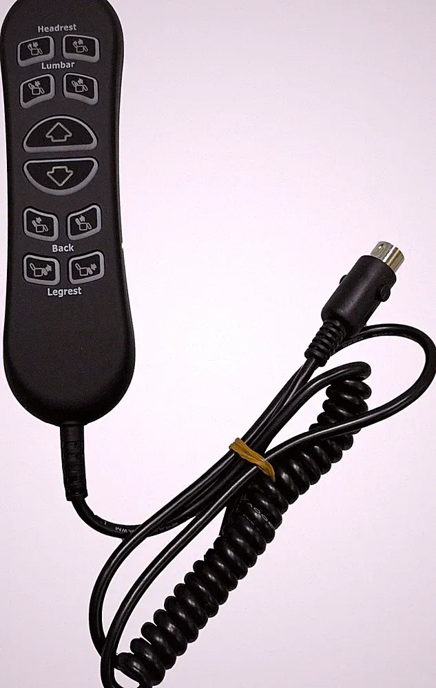 Replacement Remote for Mega Motion Power Recliner - 10-Button 5-Pin Control