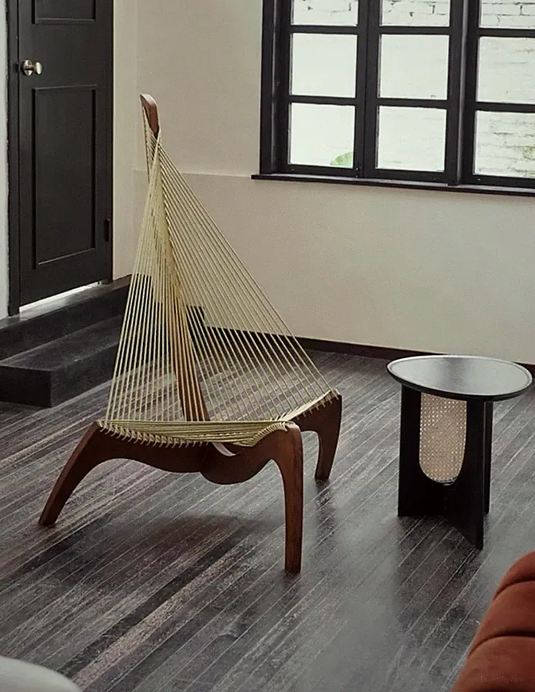 Scandinavian Harp Chair / Jorgen Hovelskov / Viking Chair / Mid Century Danish