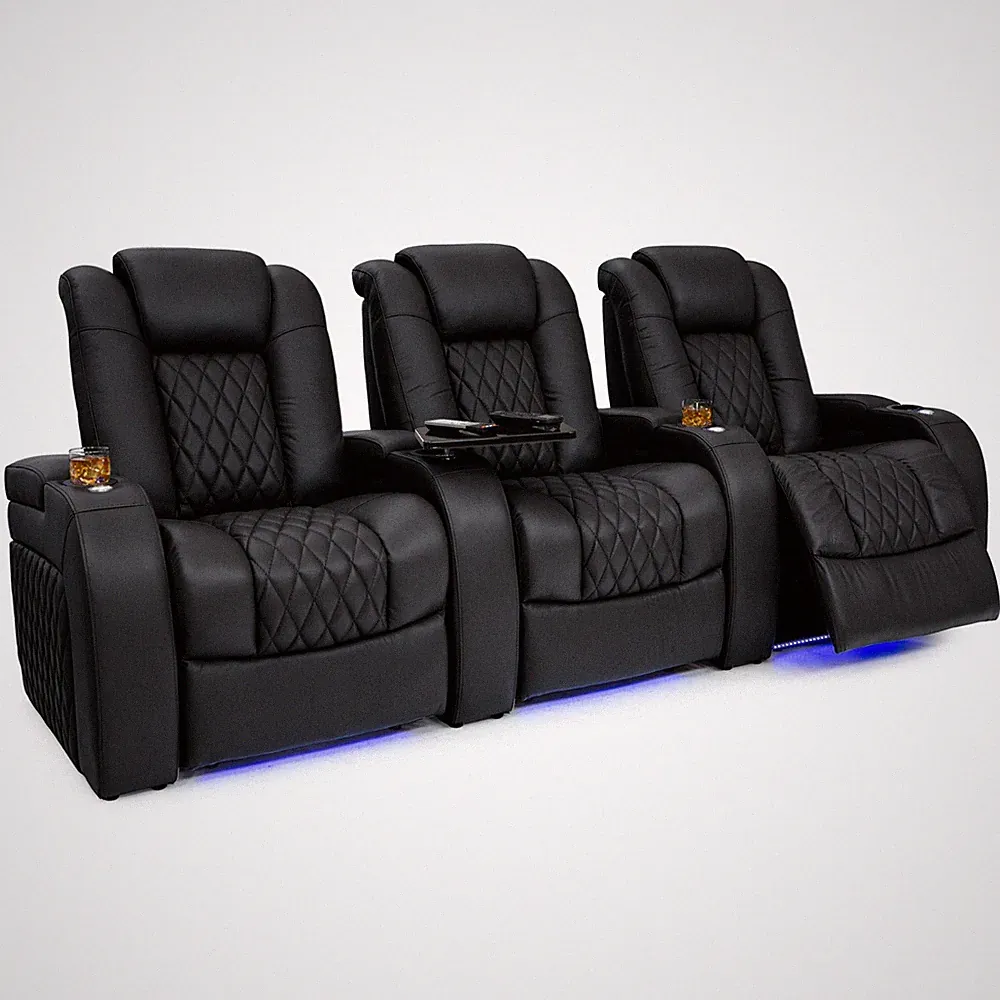 Seatcraft Virtuoso Heat & Massage Home Theater Seating Recliners Chair Couch