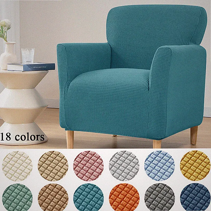 Stretch Recliner Chair Cover Single Sofa Quilted Sloping Armchair Slipcover Soft