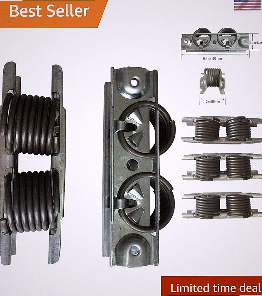 Upgrade Your Recliner with Set of 2 Metal Rocking Springs - Polished Finish