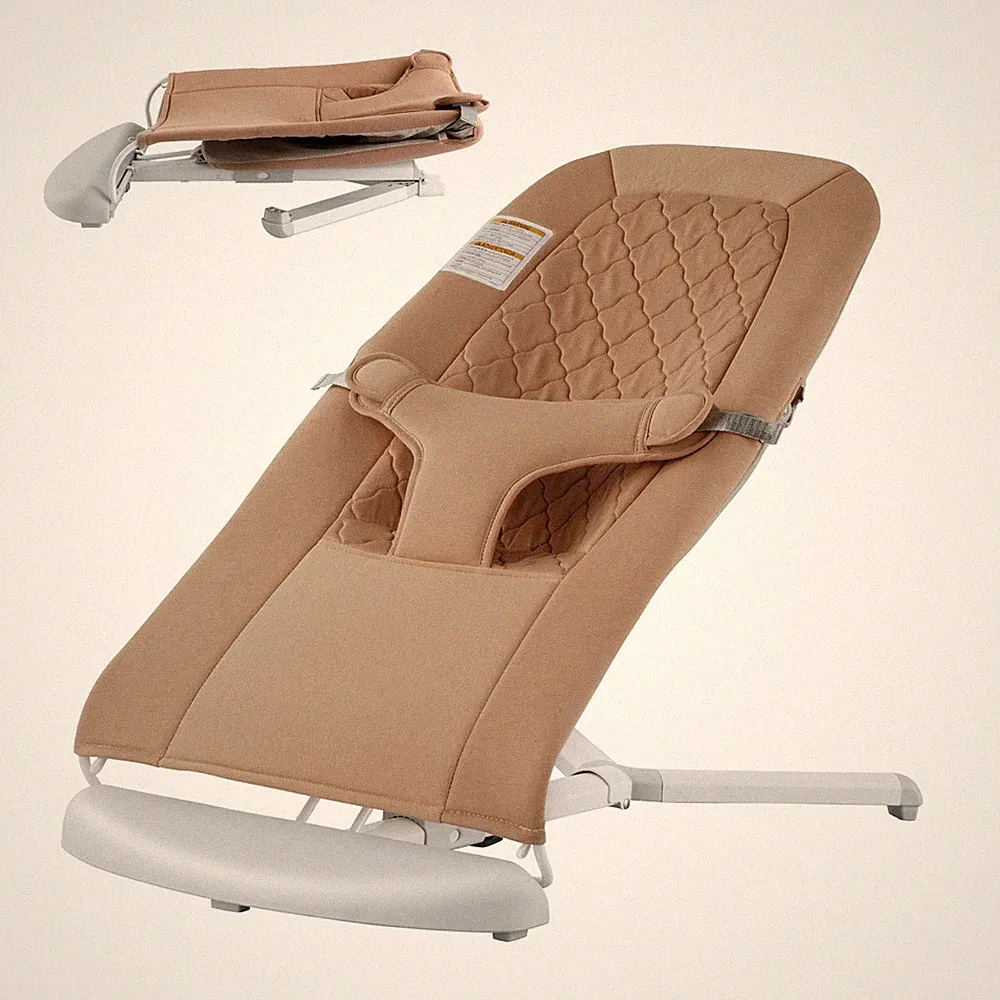 VEVOR Baby Bouncer Folding Bouncer Seat Chair for Babies with 2 Reclining Angles