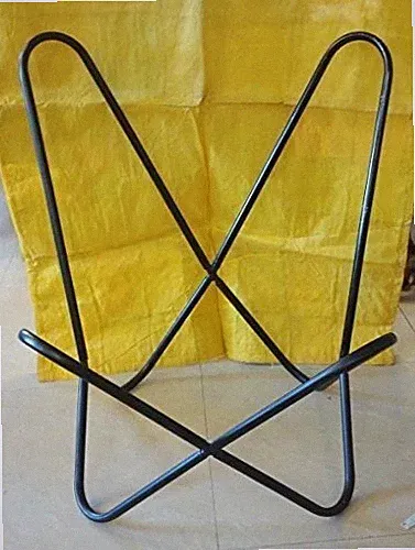Vintage Handmade Leather Butterfly Chair Relax Arm Chair SleeperSeat{Only Frame}