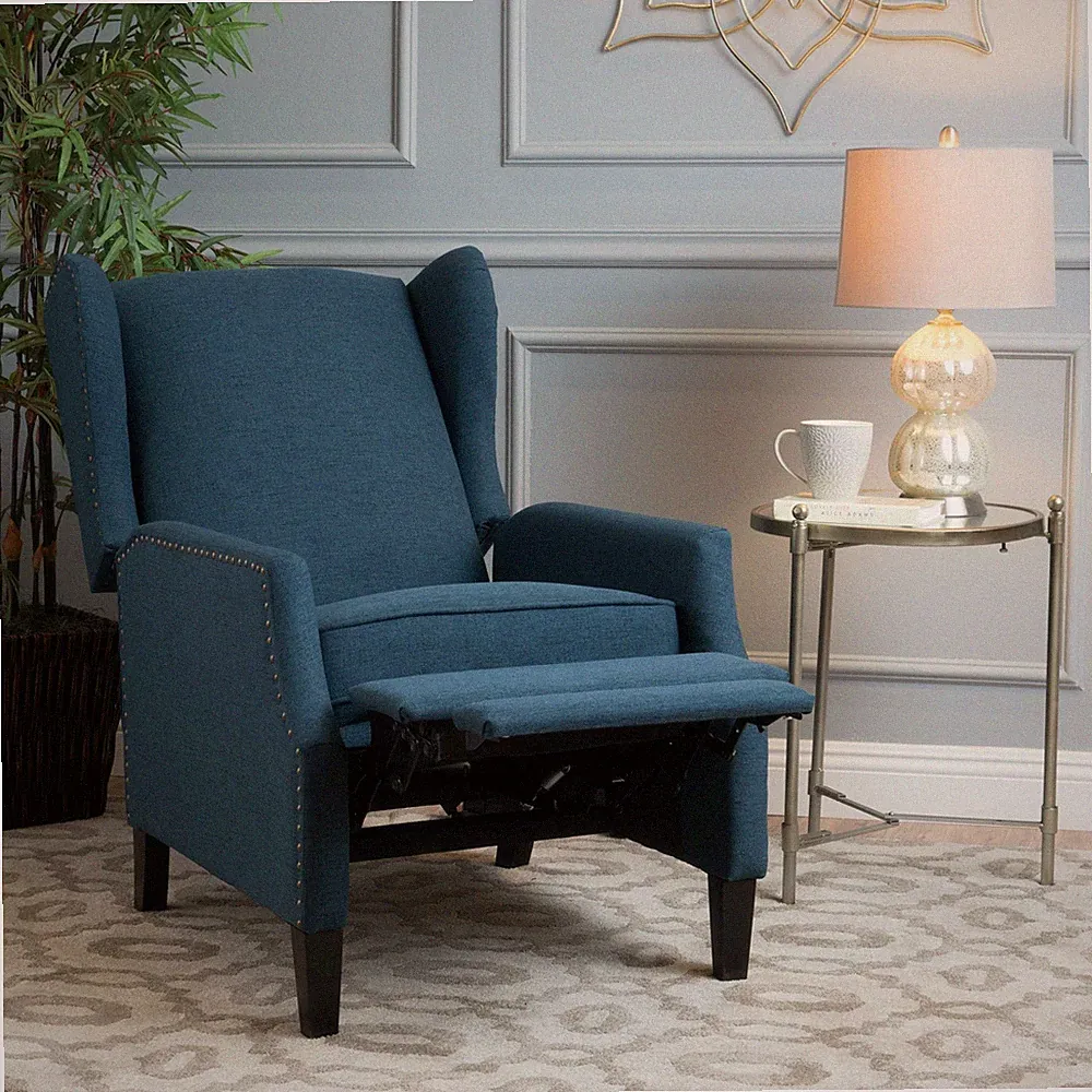 Weyland Wingback Fabric Recliner