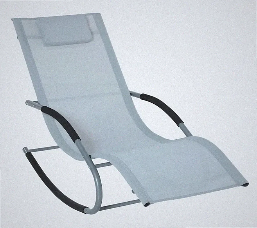 Zero Gravity Rocking Chair Outdoor Chaise Lounge Chair Recliner Rocker